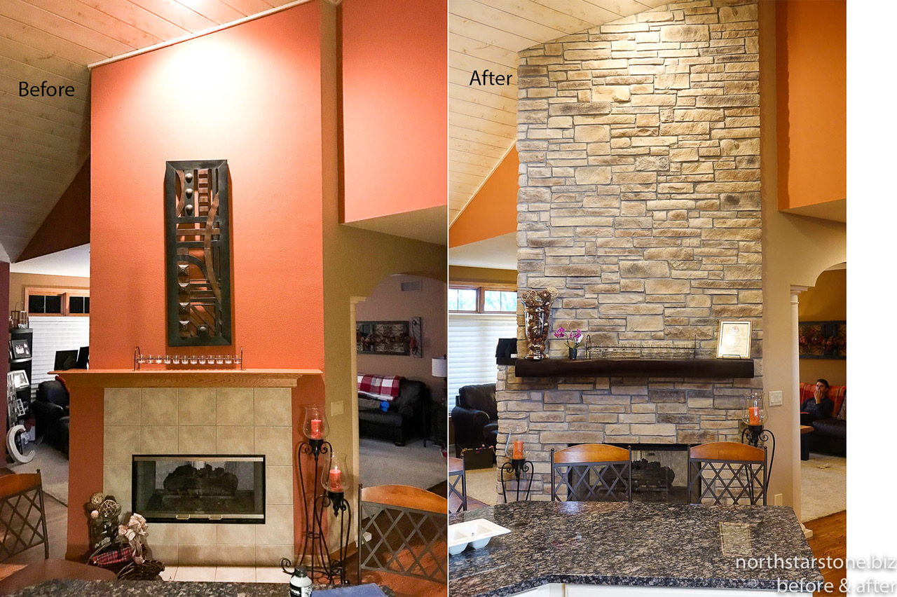 Warm Your Soul With Stone Fireplace Remodel