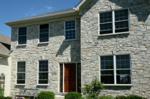 Complete Castle Rock stone veneer exterior