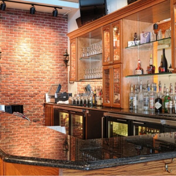 Brick Veneer for Classy Bar