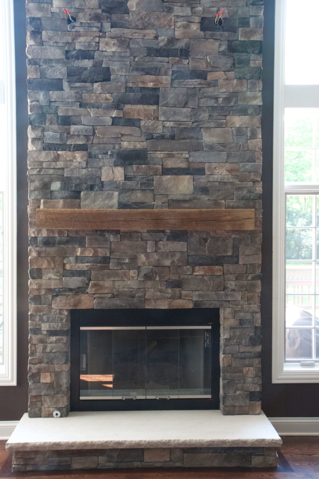 Mountain Ledgestone Stone Veneer Fireplace Picture Gallery