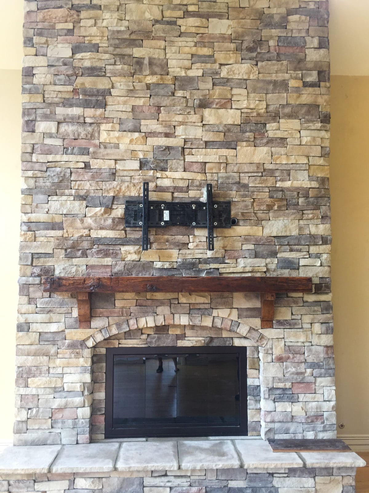 Mountain Ledgestone Stone Veneer Fireplace Picture Gallery