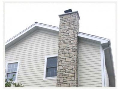 stone chimney